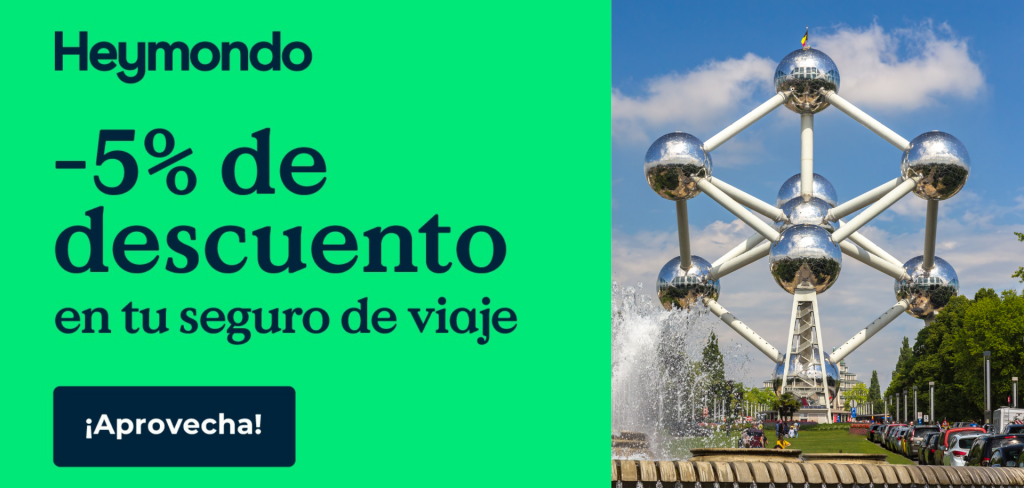 seguro de viaje heymondo 5%dto.